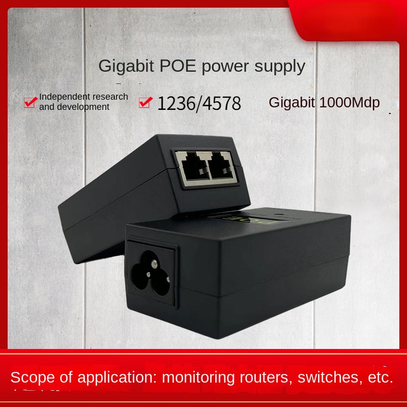 POE Gigabit Power 48V0.5A/24V  - đánh giá và giá Power Over Ethernet