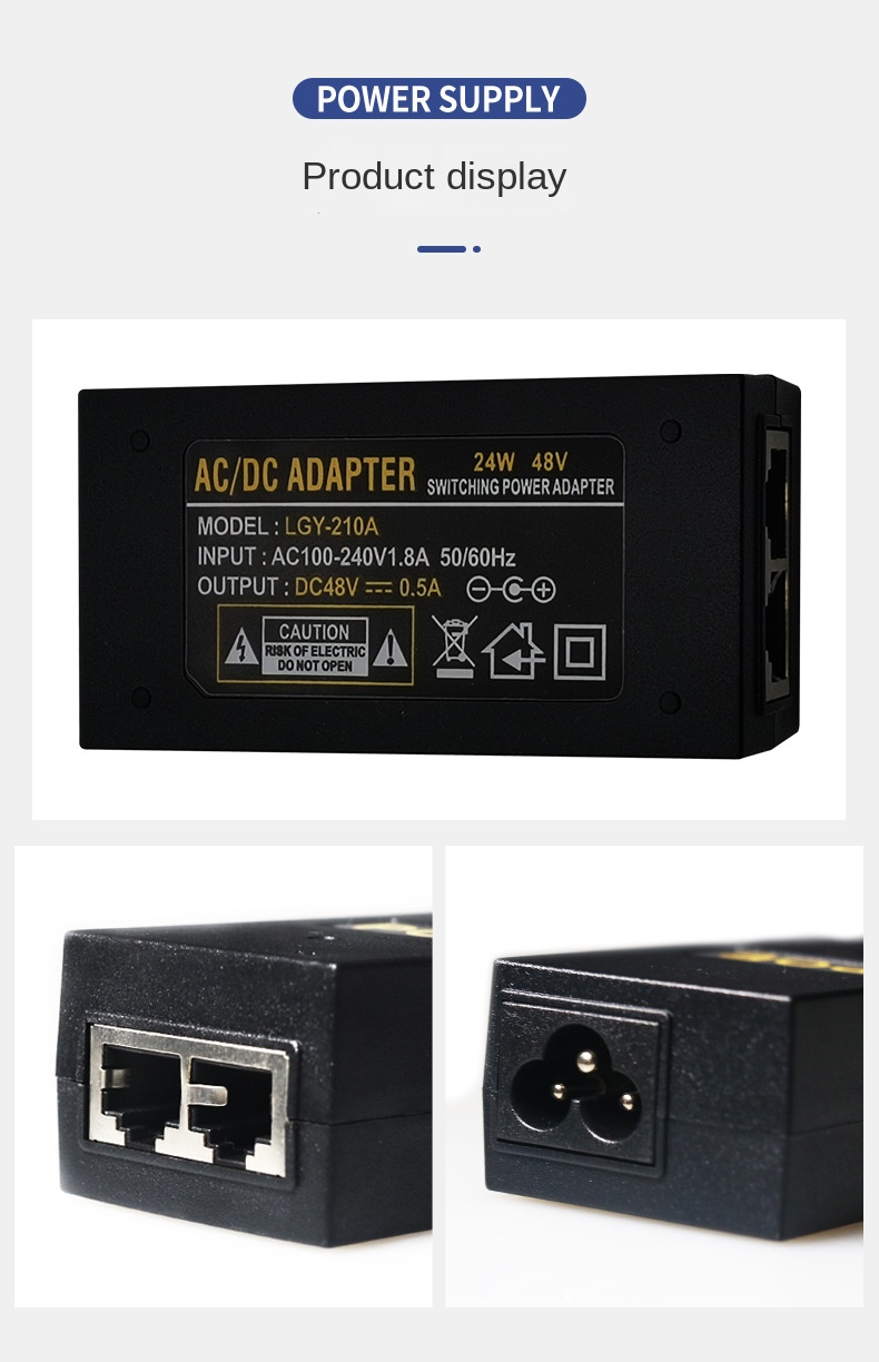 POE Gigabit Power 48V0.5A/24V  - đánh giá và giá Power Over Ethernet